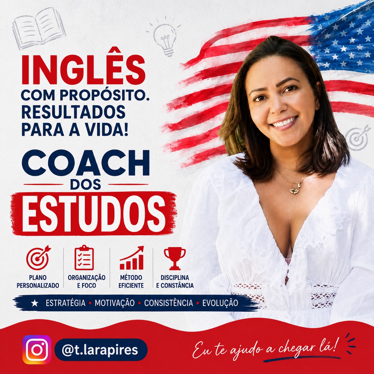 Teacher Lara Pires - ingles com proposito e coach dos estudos